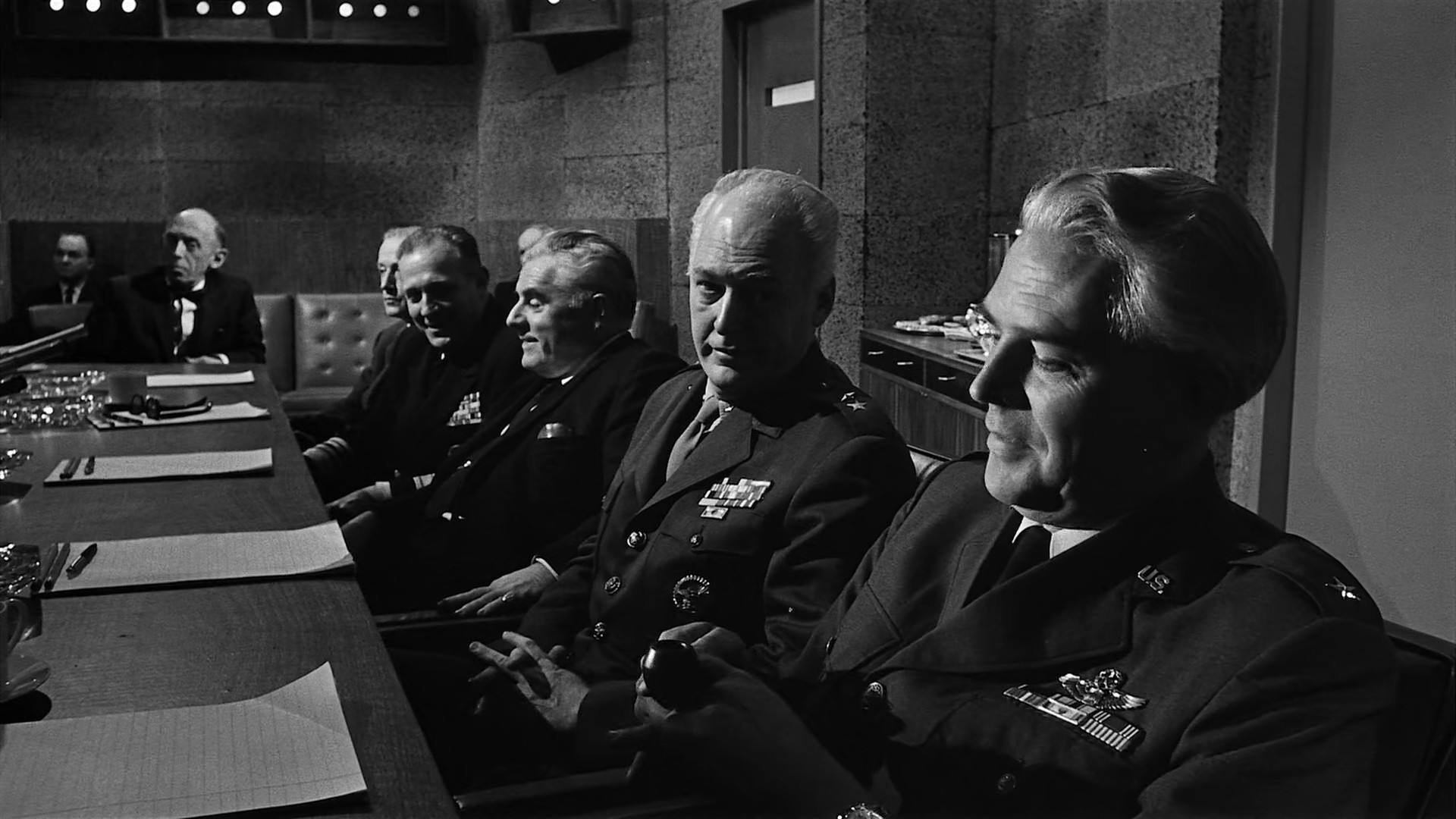 The generals in Fail-Safe (1964)